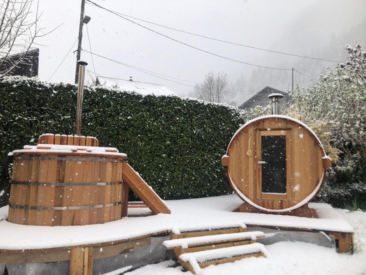 Au Coeur Des Alpes Bed & Breakfast Marignier Exterior foto